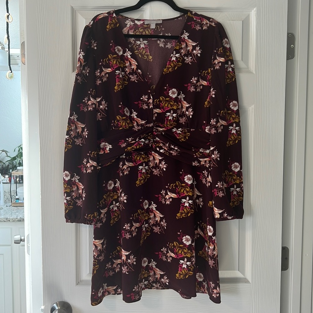 Maroon summer dress